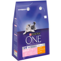 Purina One Bifensis Chicken & Whole Grains Kitten Cat Food